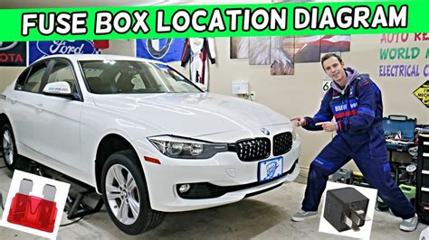 BMW F30 F31 FUSE BOX LOCATION DIAGRAM BMW 328i 320i 330i 335i 340i 318i ...