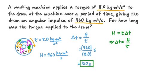 Question Video: Calculating Torque Using Angular Impulse | Nagwa