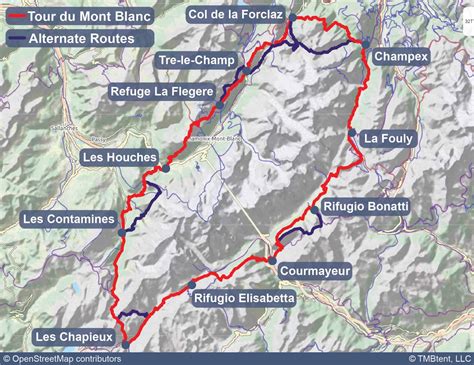 Tour De Mont Blanc Routes - Infoupdate.org