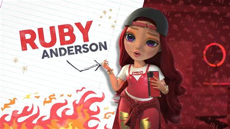 Ruby Anderson Rainbow High Cartoon