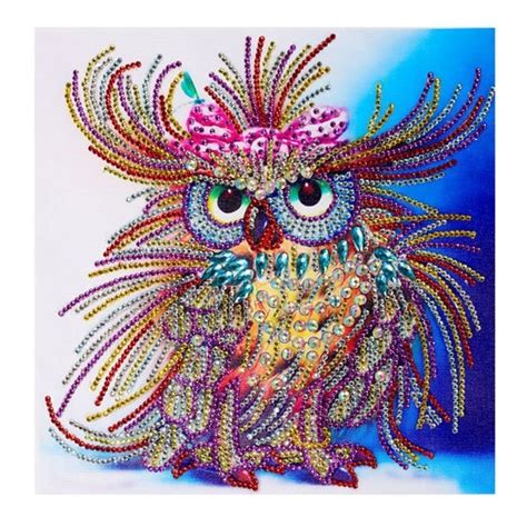 Diamond Painting Kit - Special Gems - Owl