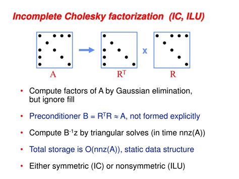 PPT - Column Cholesky Factorization: A=R T R PowerPoint Presentation ...