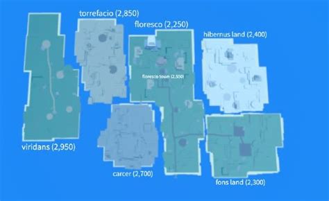 King Legacy Map - Islands & Seas