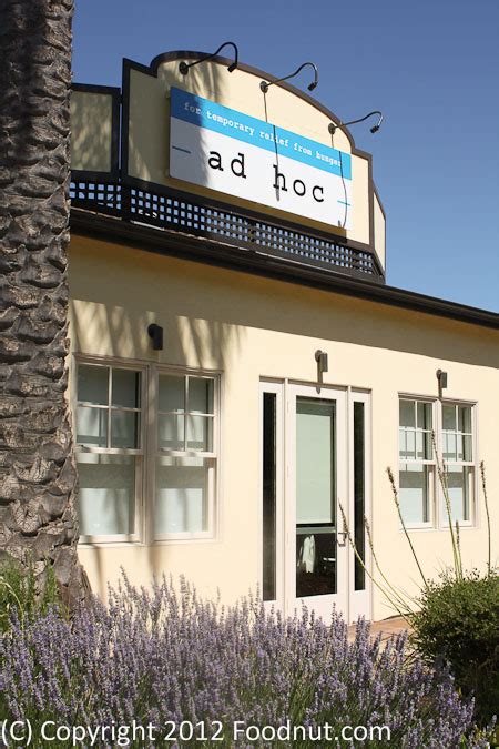 Ad Hoc Restaurant, Yountville