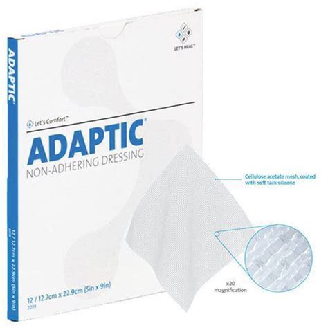 Adaptic™ Non-Adhering Dressing, 3s, 3" x 8" - DirectPatient.com