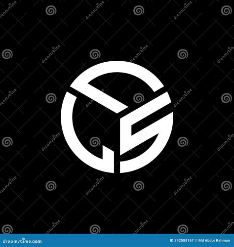 LLS Letter Logo Design on Black Background. LLS Creative Initials ...