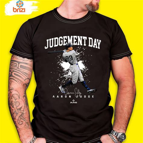 Aaron Judge Judgement Day New York MLBPA Baseball Player Aaron Judge T ...