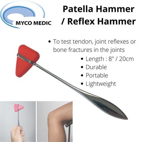 Reflex Hammer / Patella Hammer / Test Deep Tendon Reflexes / Tomahawk ...