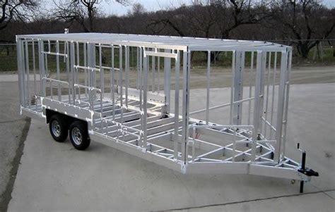 Trailer frame | Aluminum trailer, Tiny house trailer, Container house