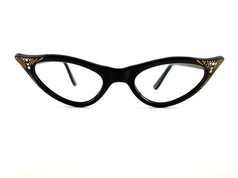 Vintage Eyeglasses Frames Eyewear Sunglasses 50S: VINTAGE 50s CAT EYE ...