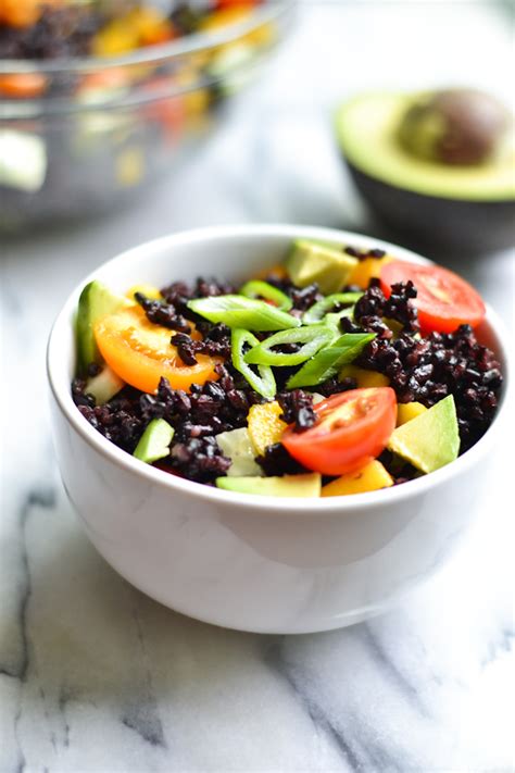 Tropical Black Rice Salad – A Dash of Soul