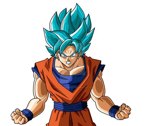 Goku Super Saiyan Blue by aashan on DeviantArt