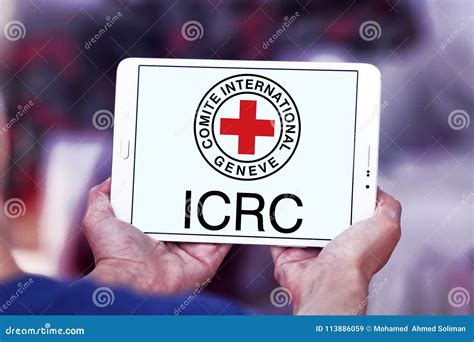 The International Committee Of The Red Cross ICRC Logo Editorial Photo ...