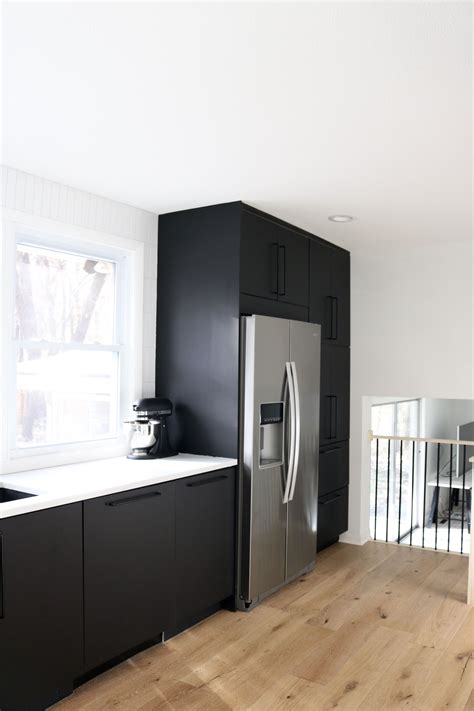 IKEA Kungsbacka cabinets | Ikea kitchen cabinets, Black kitchen ...