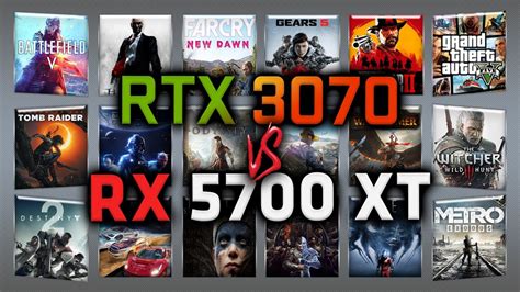 RTX 3070 vs RX 5700 XT Benchmark – 59 Tests - YouTube