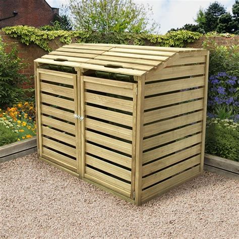 Outdoor storage shed for garbage cans ~ Spring Me