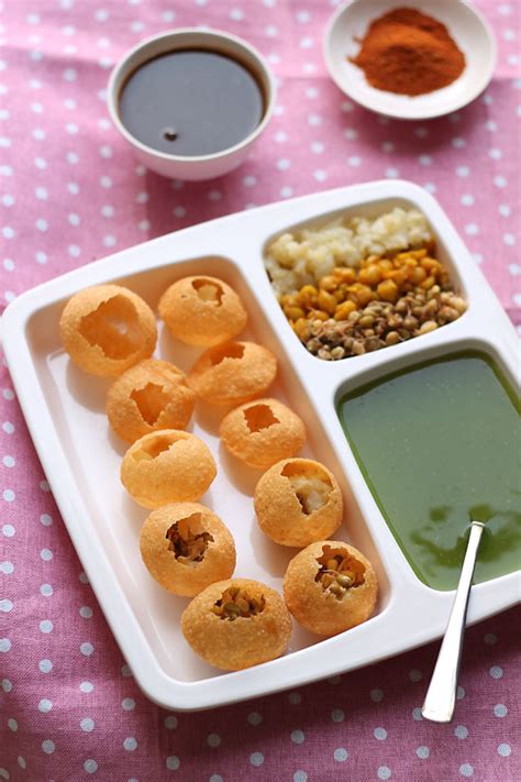 Pani Puri Recipe, How to make Mumbai Pani Puri Recipe | Puri recipes ...