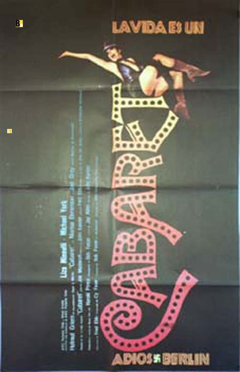 "CABARET" MOVIE POSTER - "CABARET" MOVIE POSTER