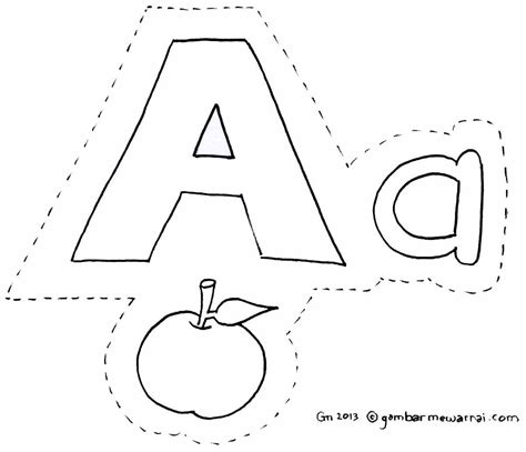 Koleksi 15+ Gambar Mewarnai Huruf Abc - KataUcap