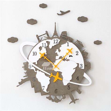 Cool Clocks 16 Inch Large Creative Wooden Bedroom Novelty Bedroom