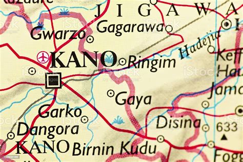 Kano Nigeria Map Stock Photo - Download Image Now - Kano - Nigeria ...