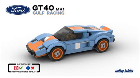 Ford GT40 Mk1 Gulf Racing Speed Champions Supercar Le Mans | Etsy ...