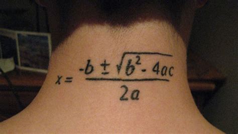 11 Great Geeky Math Tattoos | Mental Floss