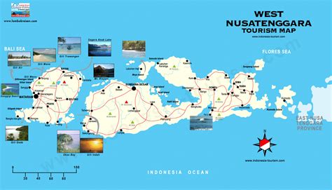 West Nusa Tenggara Map - Peta Nusa Tenggara Barat