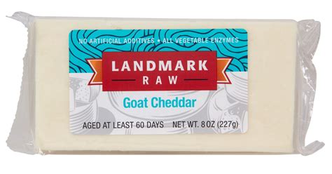 Landmark Cheddar Goat Cheese, Raw - Azure Standard