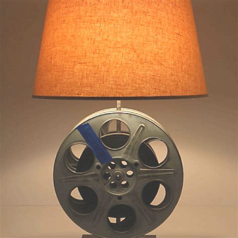 Vintage Movie Reel Lamp, a fun touch for the TV room. | Reel lamps ...