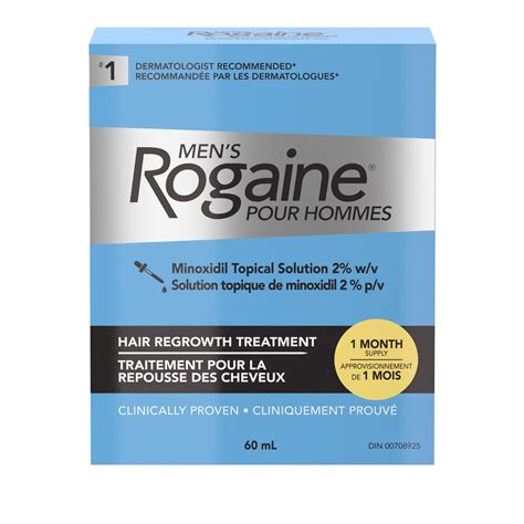 Men's ROGAINE® Hair Loss & Thinning Treatment for Hair Regrowth, 2% ...