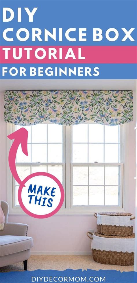 DIY Cornice Board: Fabric Covered Cornice Box Tutorial - DIY Decor Mom