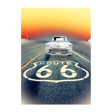 Route 66 Vintage Car Poster - A1 | Shop Today. Get it Tomorrow ...