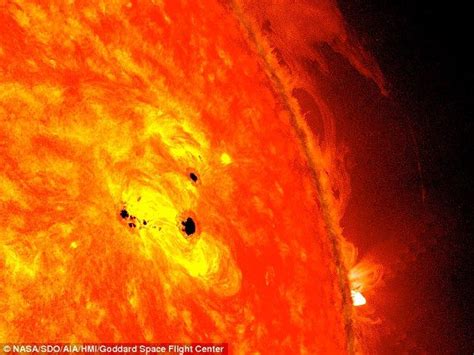 NASA see monster sunspot form in less than 48 hours - solar flares ...