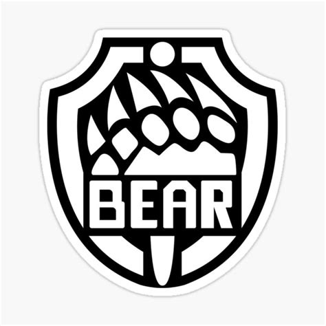 "Escape from Tarkov BEAR" Sticker for Sale by fareast | Redbubble