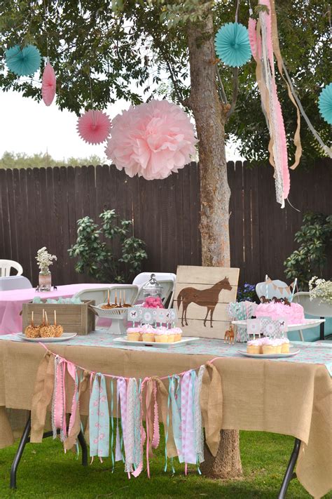 horse party | Horse birthday parties, Horse theme birthday party, Pony ...