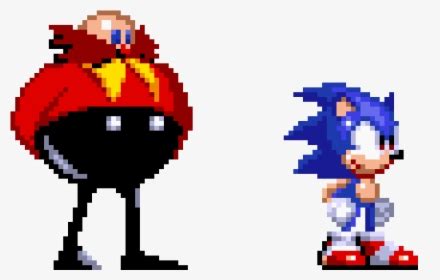 Sonic Eggman Sprites Png, Transparent Png - kindpng