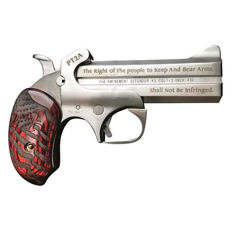 Bond Arms "Protect the 2nd Amendment", Over/Under, .357 Magnum, 4.25 ...