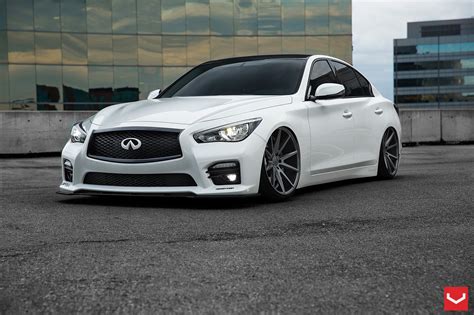 Sleek White Infiniti Q50 with Custom Parts Screams of Style — CARiD.com ...