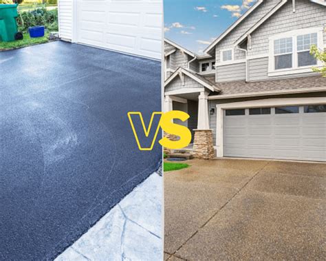 Concrete Vs. Asphalt Driveway - Hickory Asphalt Paving