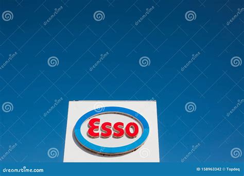 Esso Logo on Its Gas Service Station Editorial Photography - Image of ...