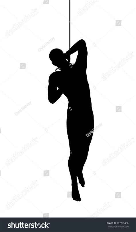 Silhouette Of A Hanging Man Stock Photo 117205486 : Shutterstock