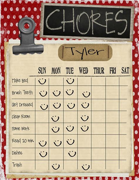 just Sweet and Simple: Kids Chore Charts