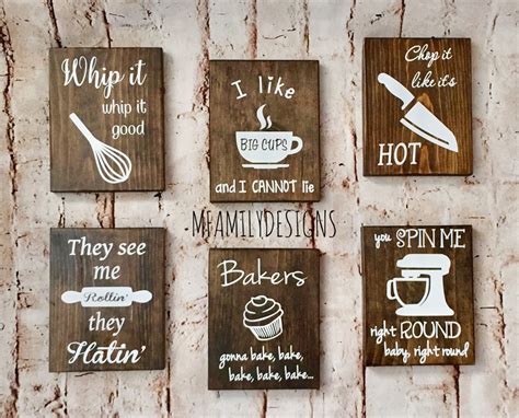 Wood Kitchen Sign Funny Kitchen Signs Secret Santa Gift