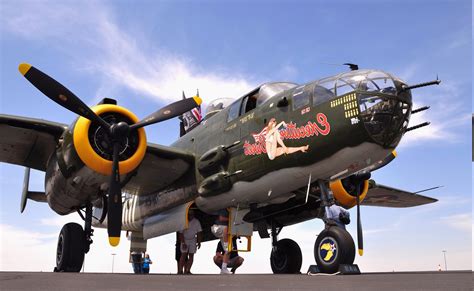 military Aircraft, Aircraft, World War II, Mitchell, B 25 Wallpapers HD ...