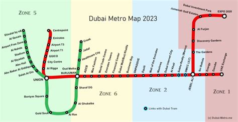 Dubai Metro Map