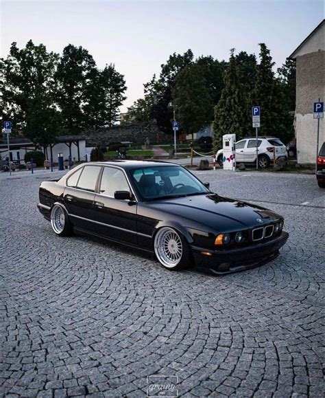 Stanced bmw e34 touring with m5 engine swap and air suspension – Artofit