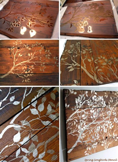 Stencil Some Wood Wall Art Pieces! | Hometalk