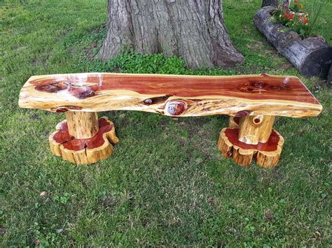 Beautiful cedar bench, this was one of my favorites. | Cedar wood ...