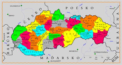 MAPA REGIÓNOV SLOVENSKA | Kenya, Blog